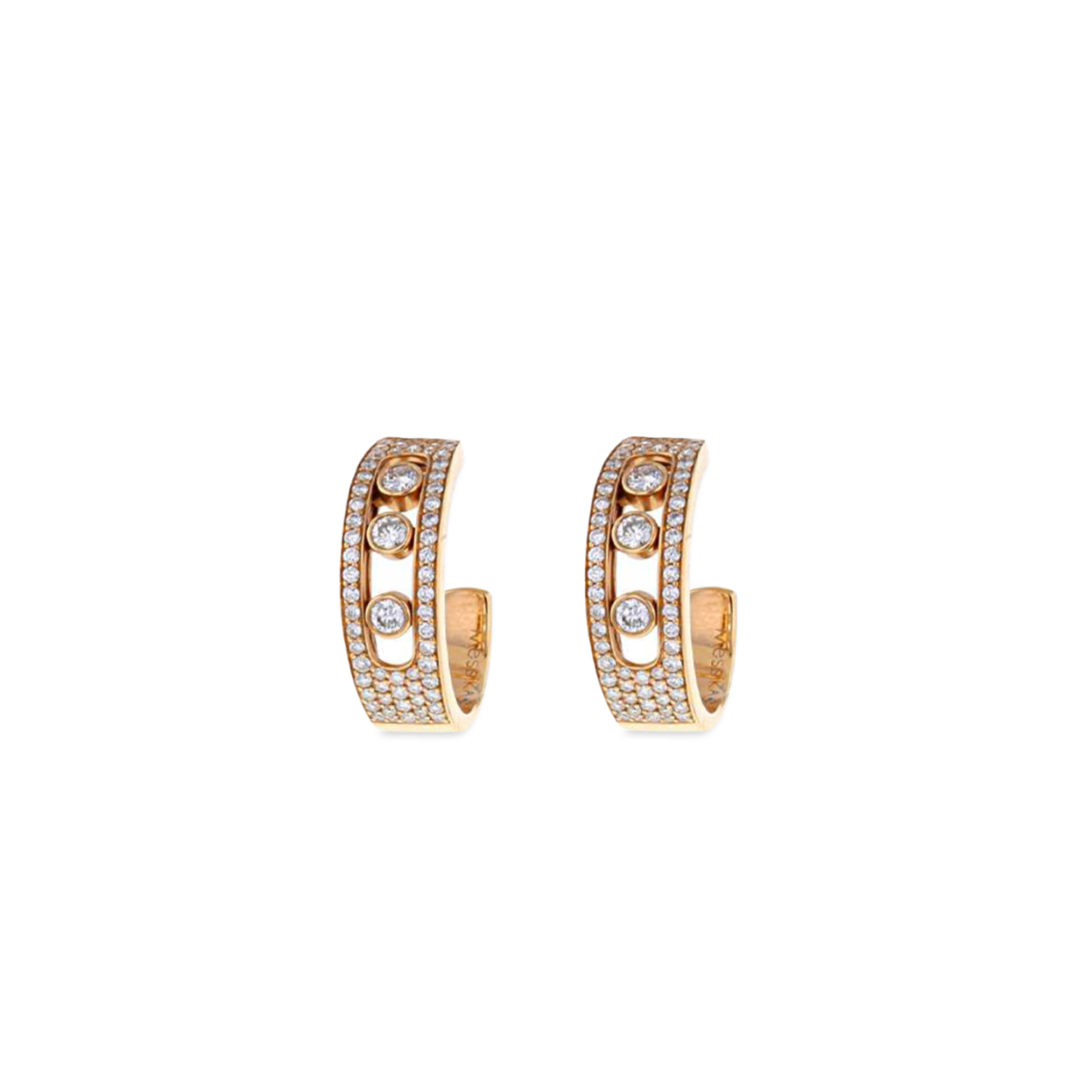 Mes1kaa move hoop earrings